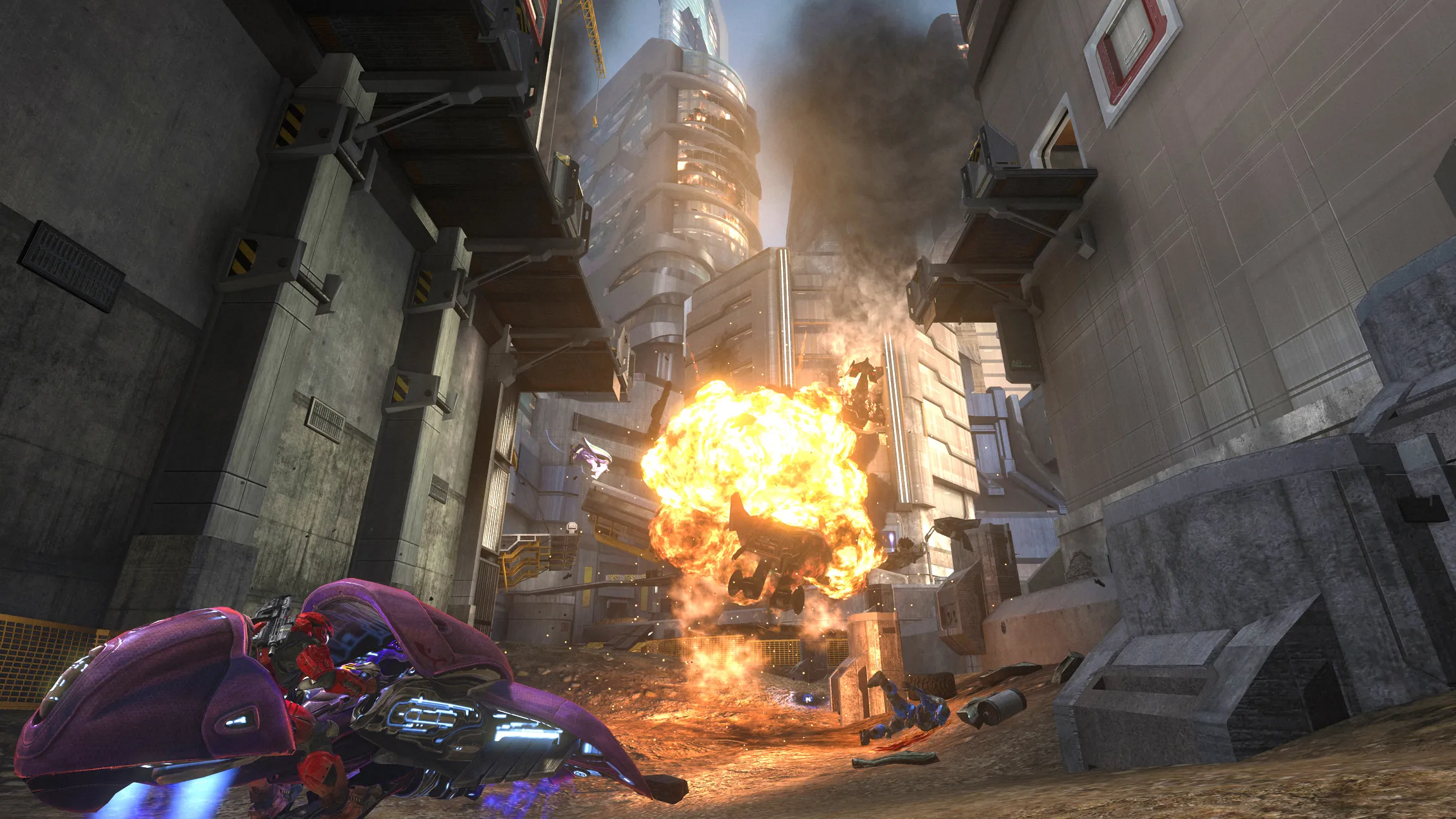 New Halo Anniversary Screens And Trailer Show Off Classic Headlong Map