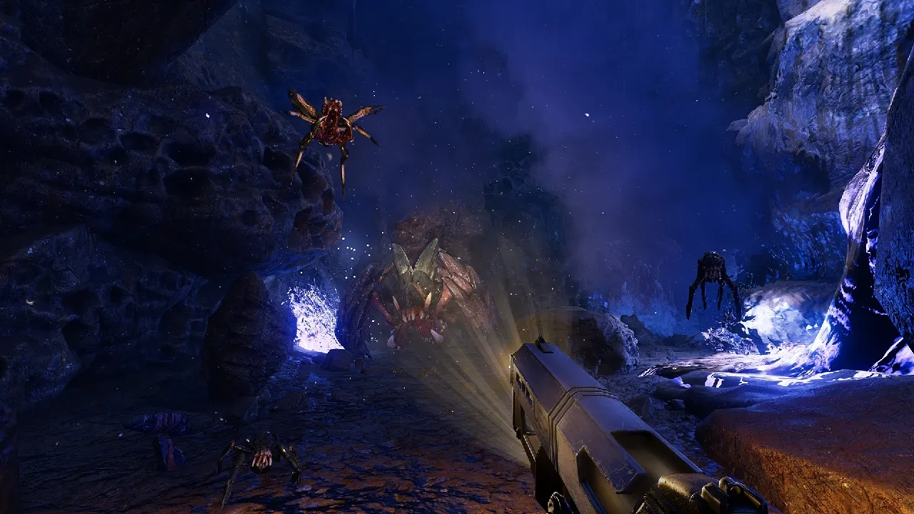 New Screens Show Off What It's Like To Shoot Giant Spiders In Space