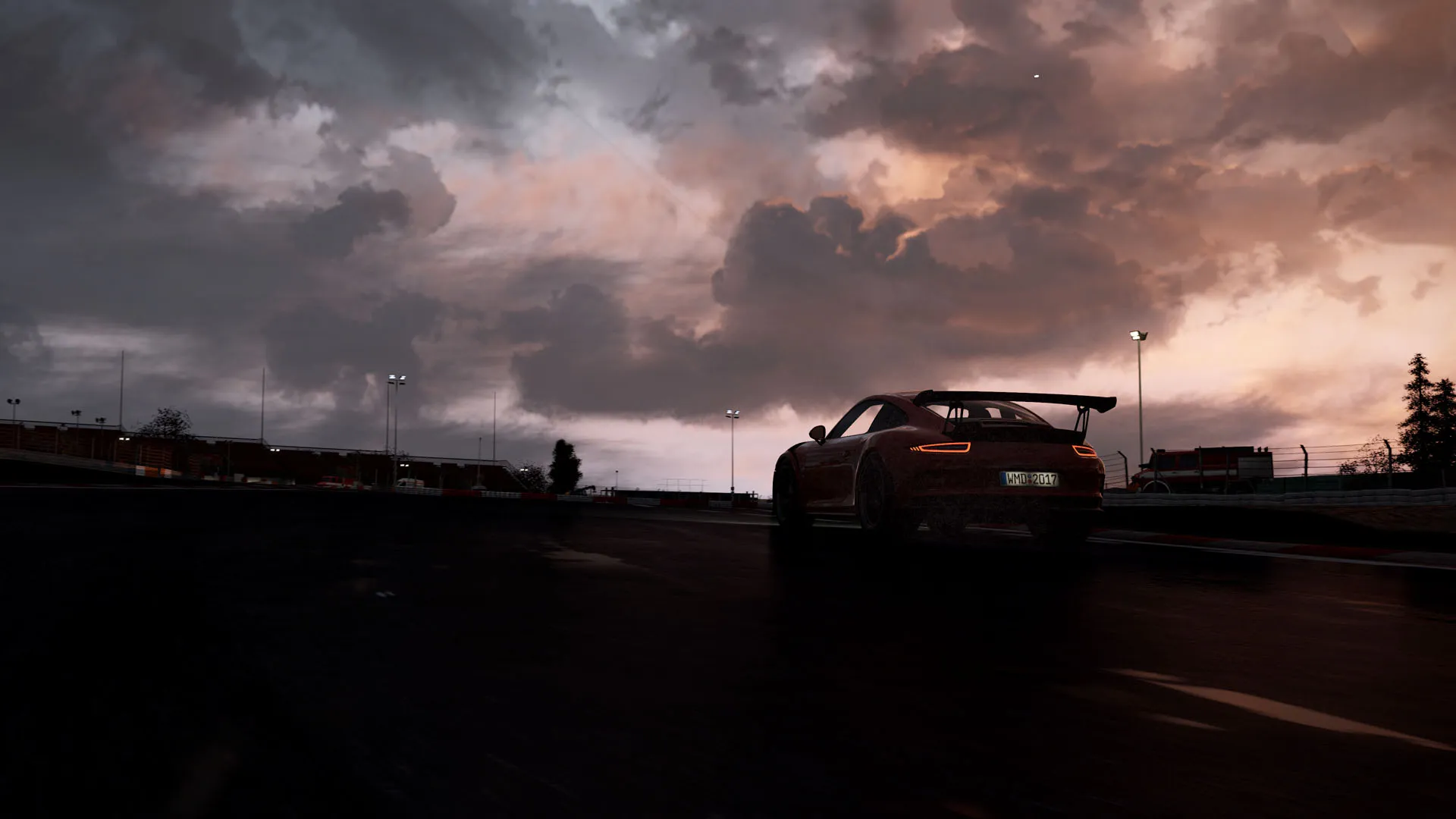 Roaring Around The Race Track