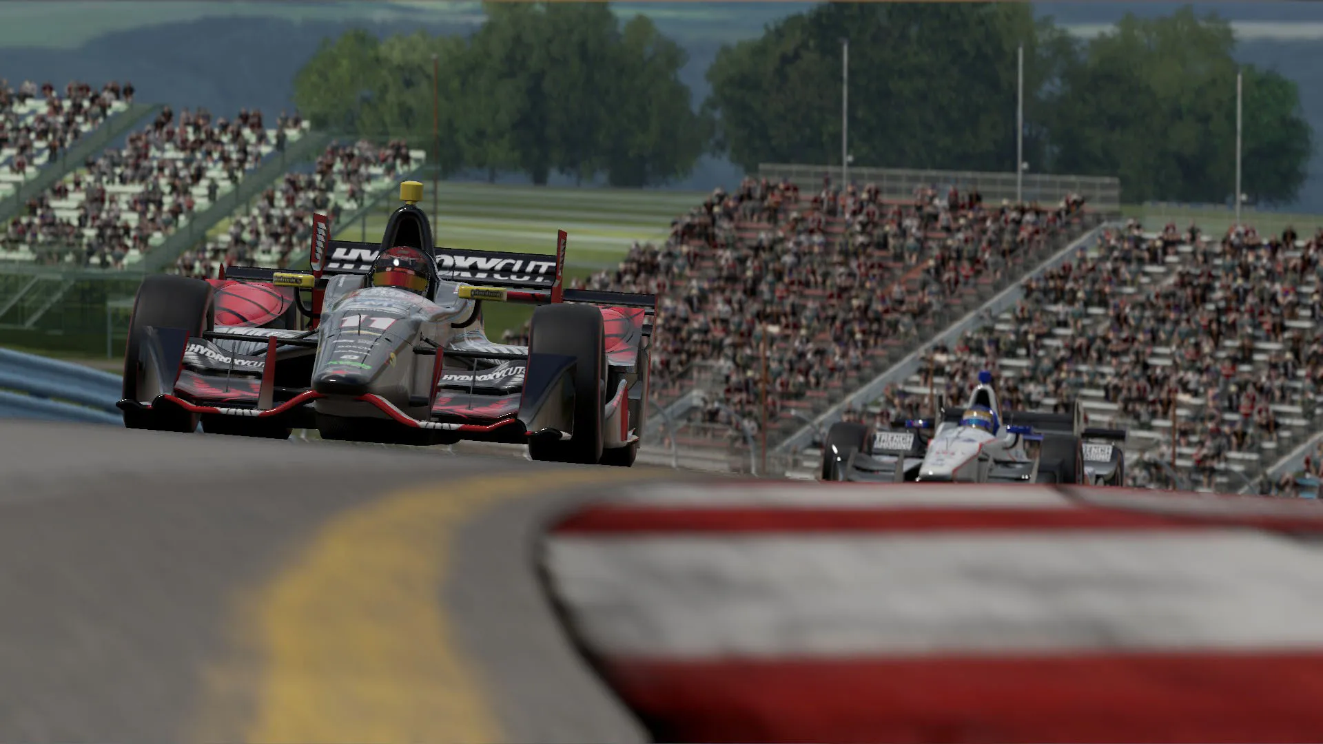 Roaring Around The Race Track