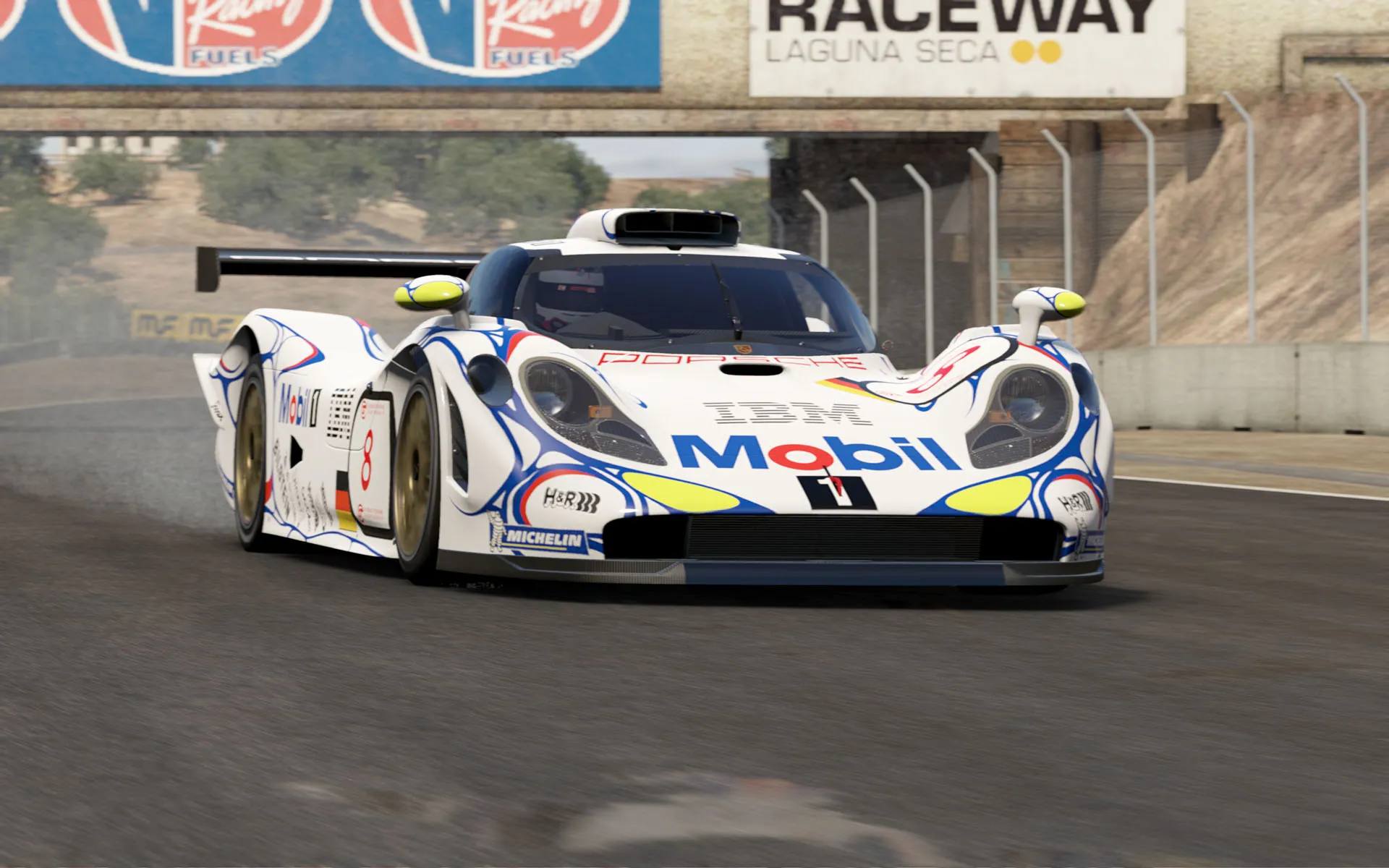 Roaring Around The Race Track