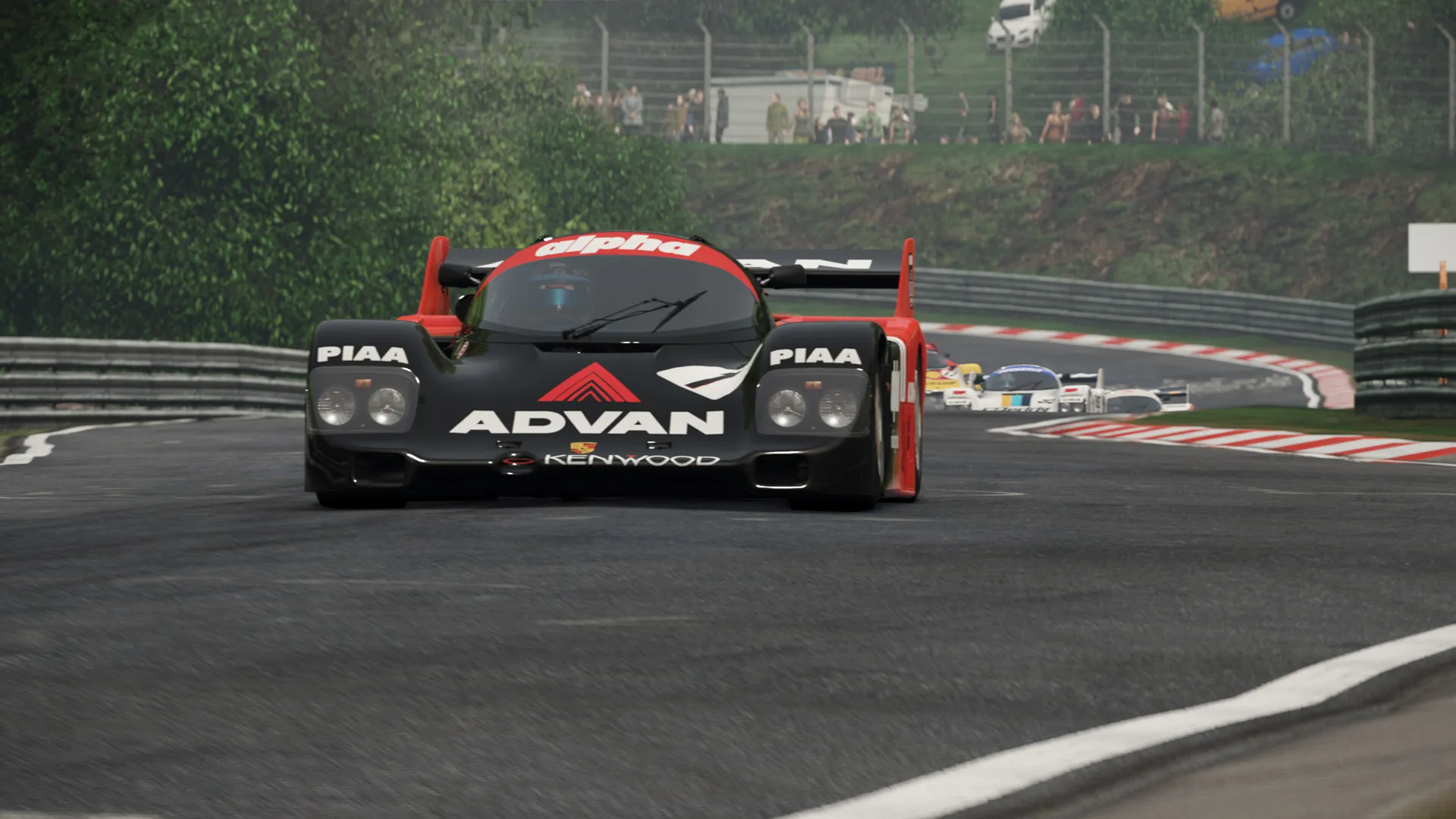 Roaring Around The Race Track