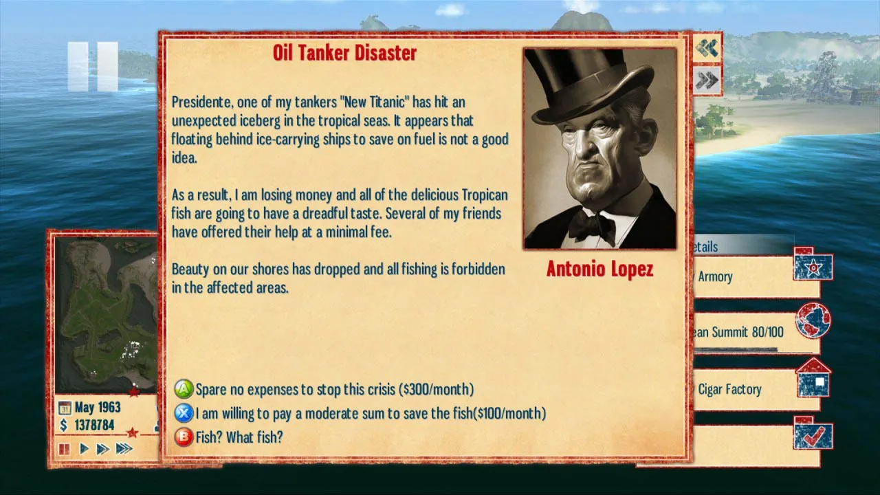 Latest Tropico 4 Screens Show Off UI Changes