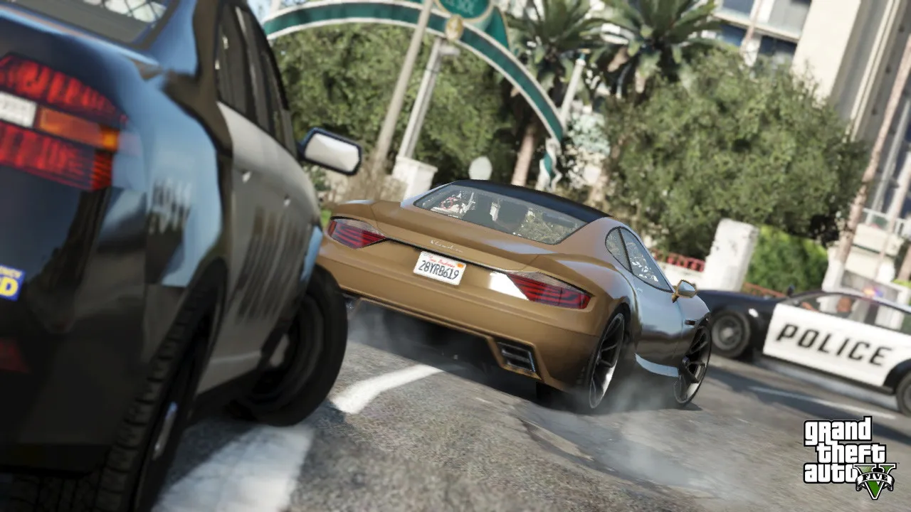 Grand Theft Auto V Screens Crash E3