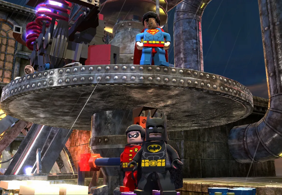 Superman Looks Down On Batman In New Screens