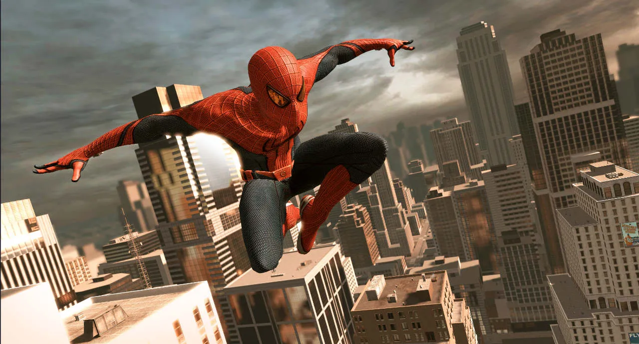 This Spider-Man Is Swinging On Cobwebs 
