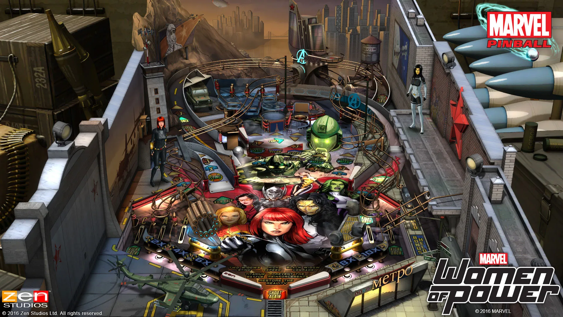 New Women Of Power Pinball Pack Highlights Marvel's Leading Ladies