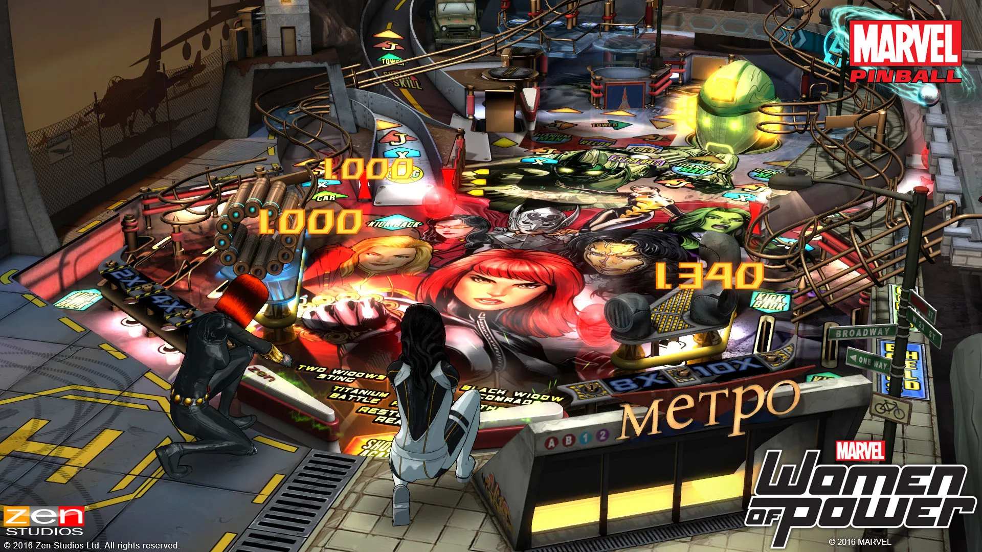New Women Of Power Pinball Pack Highlights Marvel's Leading Ladies
