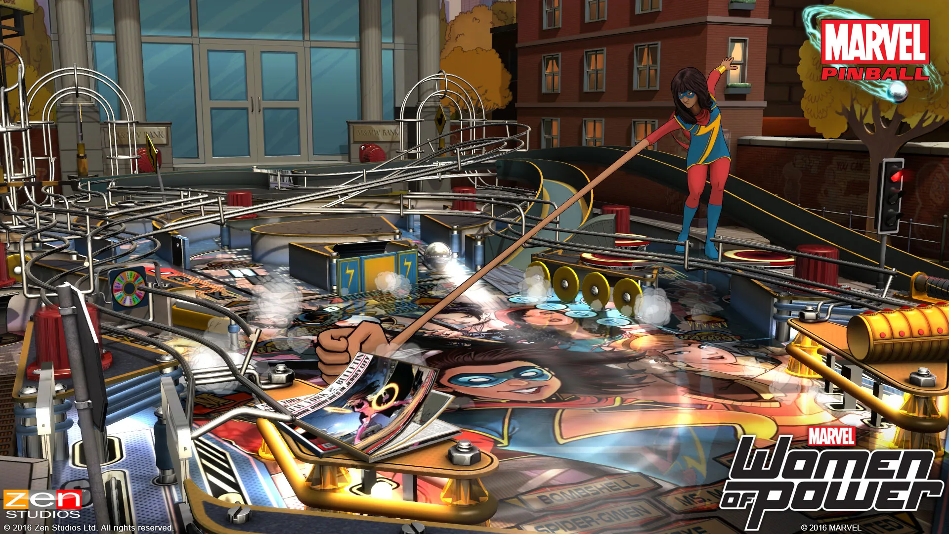 New Women Of Power Pinball Pack Highlights Marvel's Leading Ladies