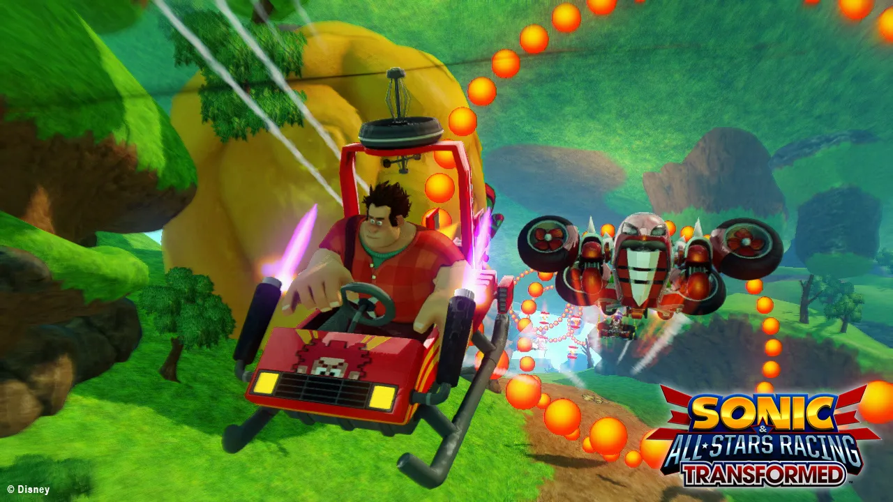 Behind The Wheel With Wreck-It Ralph In Sonic's New Racing Game