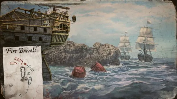 Between Sharks And The Towering Man Of War, Kenway Has His Hands Full