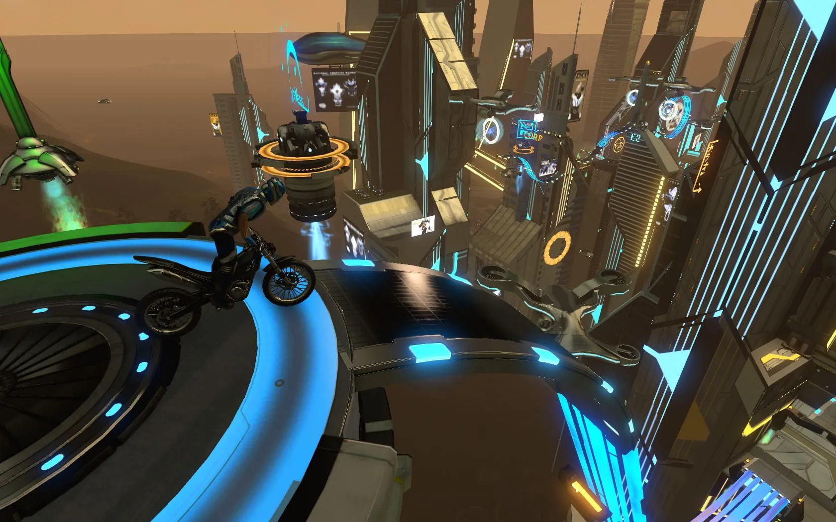Bikes Meet Wacky Blade Runner Style In Trials Fusion DLC