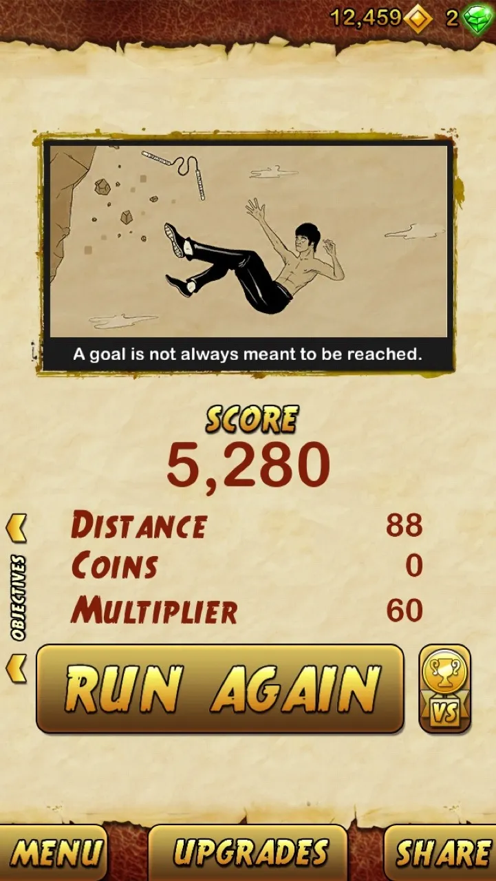 Bruce Lee Gets Some Exercise In Temple Run 2