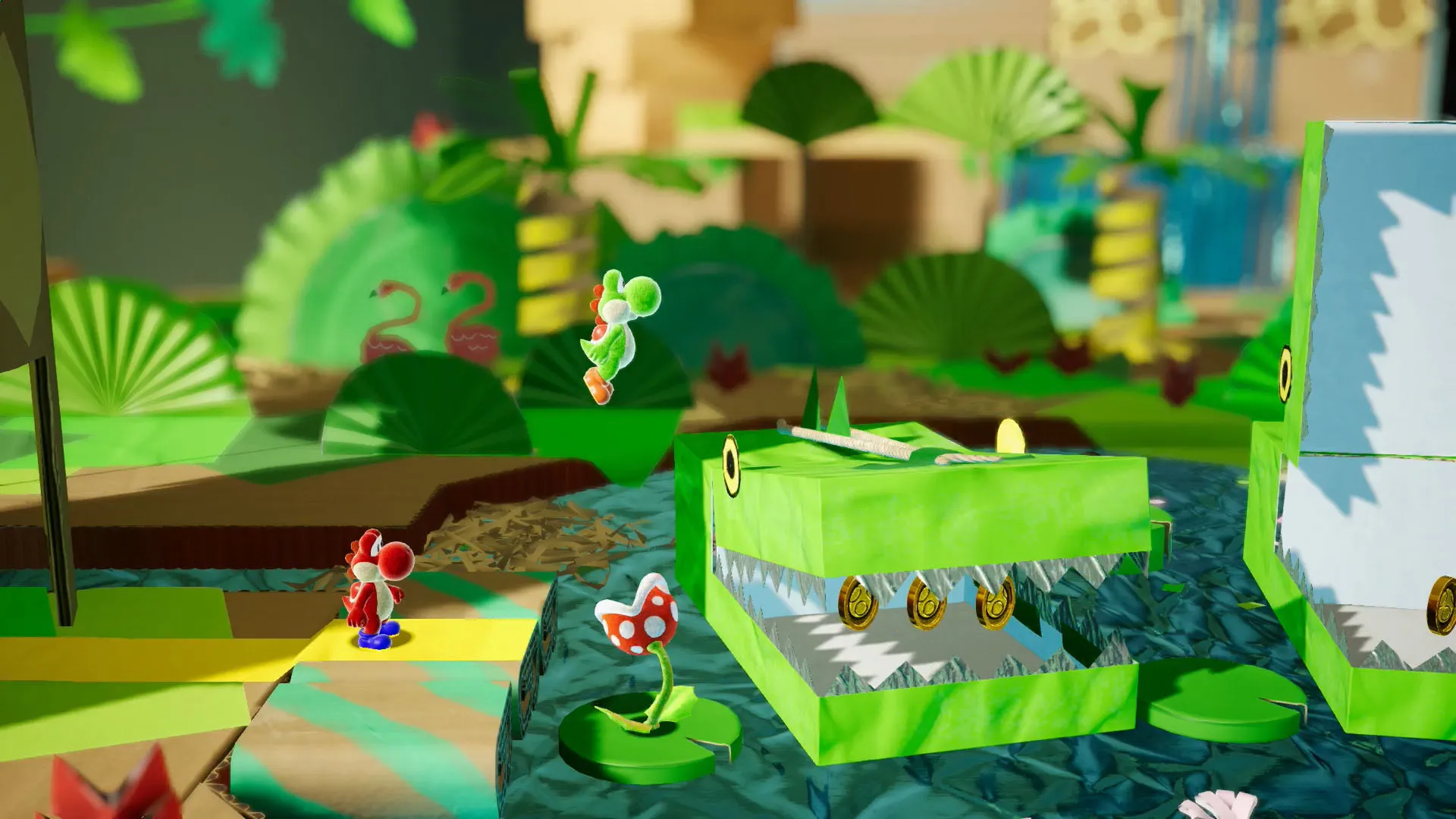 Yoshi Explores A Cardboard And Papercraft World For His Next Adventure