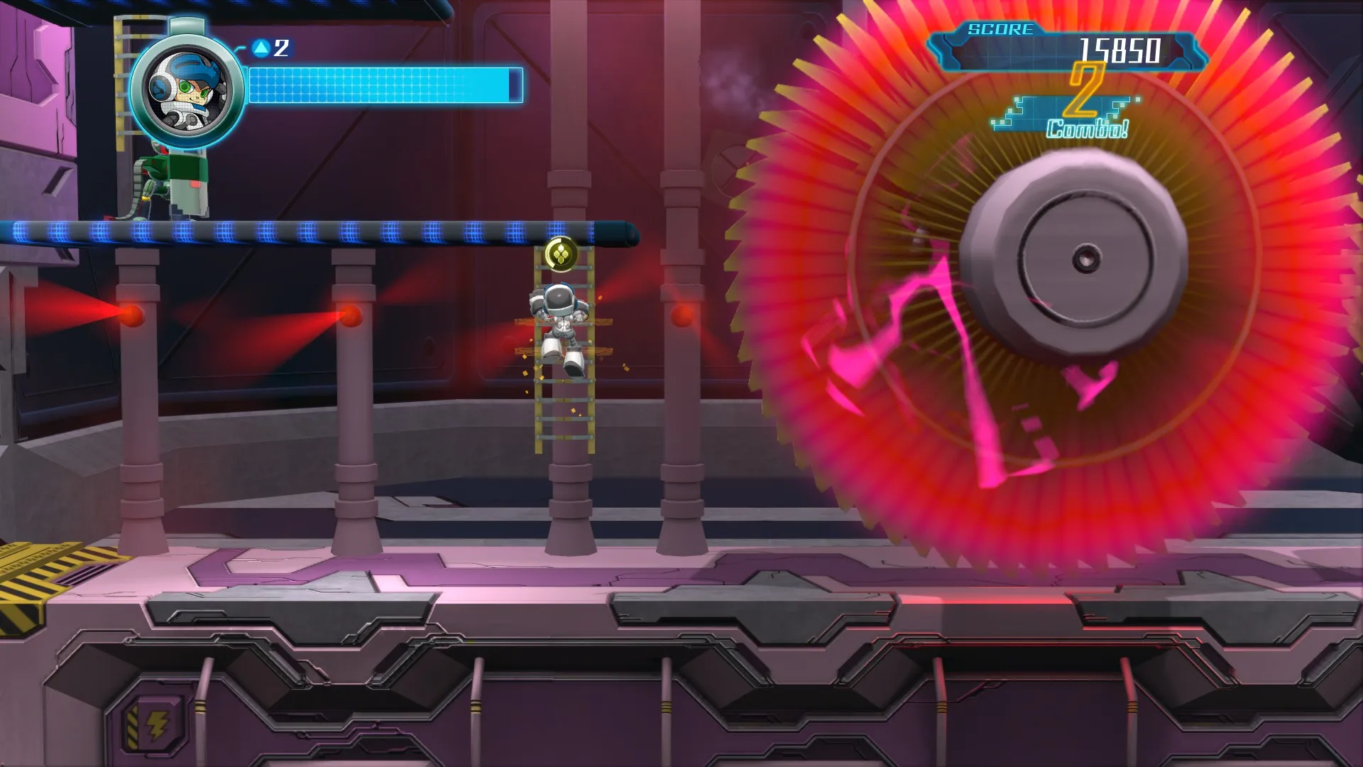 A Lifeless Mega Man Clone