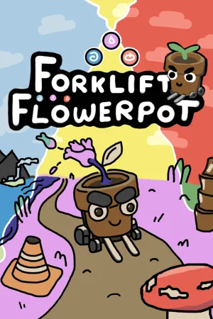 Forklift Flowerpot: Botanical Investigator